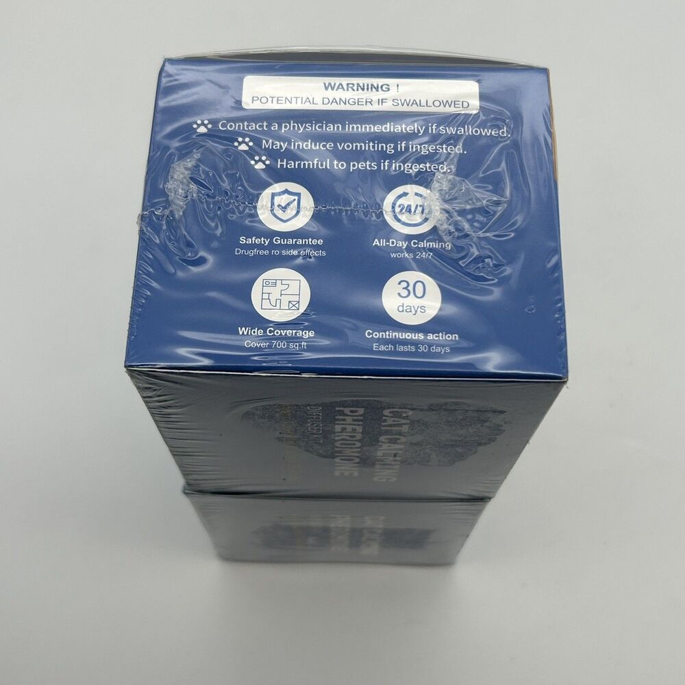 Yirr Cat Calming Pheromone Diffuser Kit With Refill 2 Pack New Plug -in Cat Calm